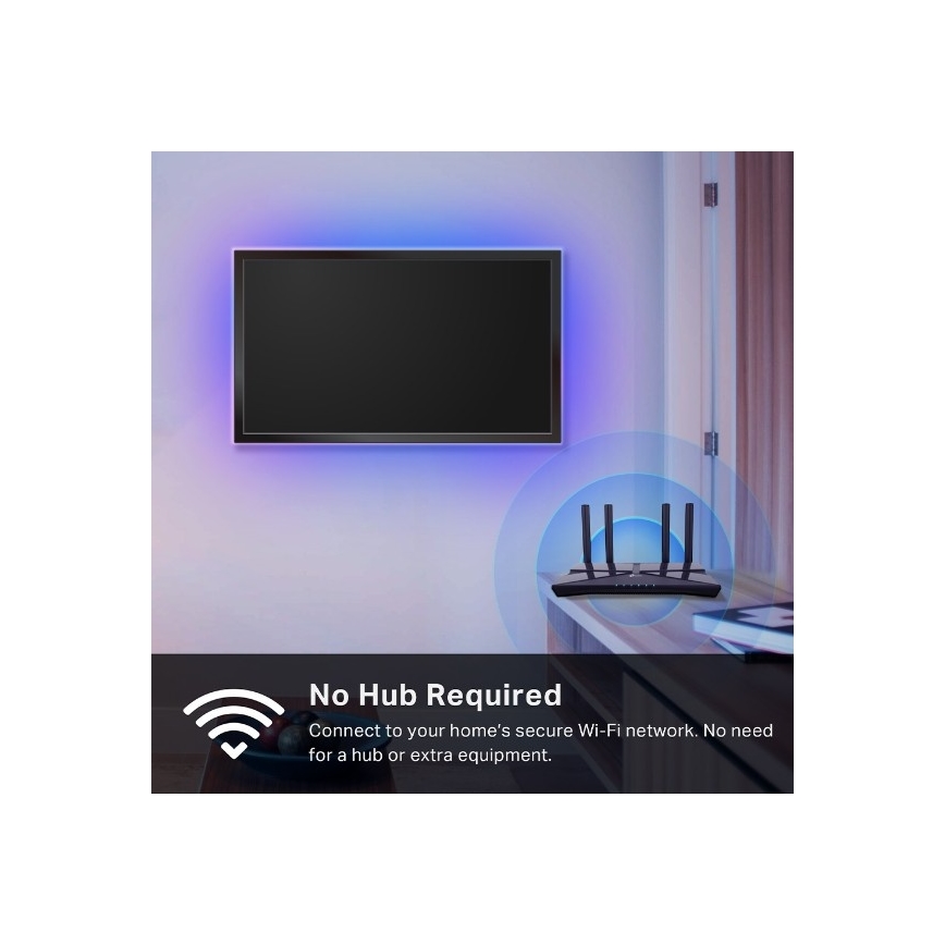 TP-Link - LED RGBW Stlmiteľný pásik 5 m LED/13W/230V Wi-Fi
