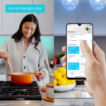TP-Link - LED RGBW Stmievateľný pás 5 m LED/20,5W/230V Wi-Fi