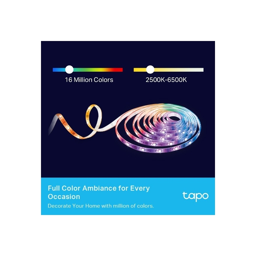 TP-Link - LED RGBW stmievateľný pásik 5 m LED/24W/230V Wi-Fi