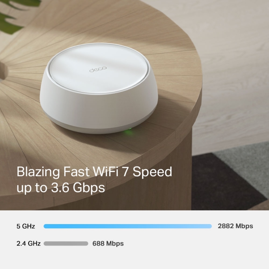 TP-Link - SADA 3x Wi-Fi 7 mesh systém pre celú domácnosť Deco BE22