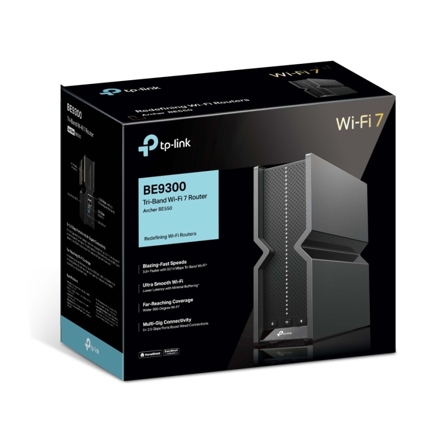 TP-Link - Trojpásmový Wi-Fi 7 smerovač Archer BE550