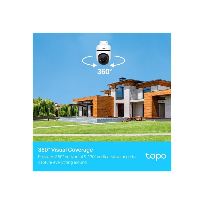 TP-Link - Vonkajšia kamera so senzorom IP65 Wi‑Fi