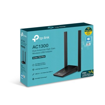 TP-Link - Wi‑Fi USB adaptér s dvoma vysokoziskovými anténami
