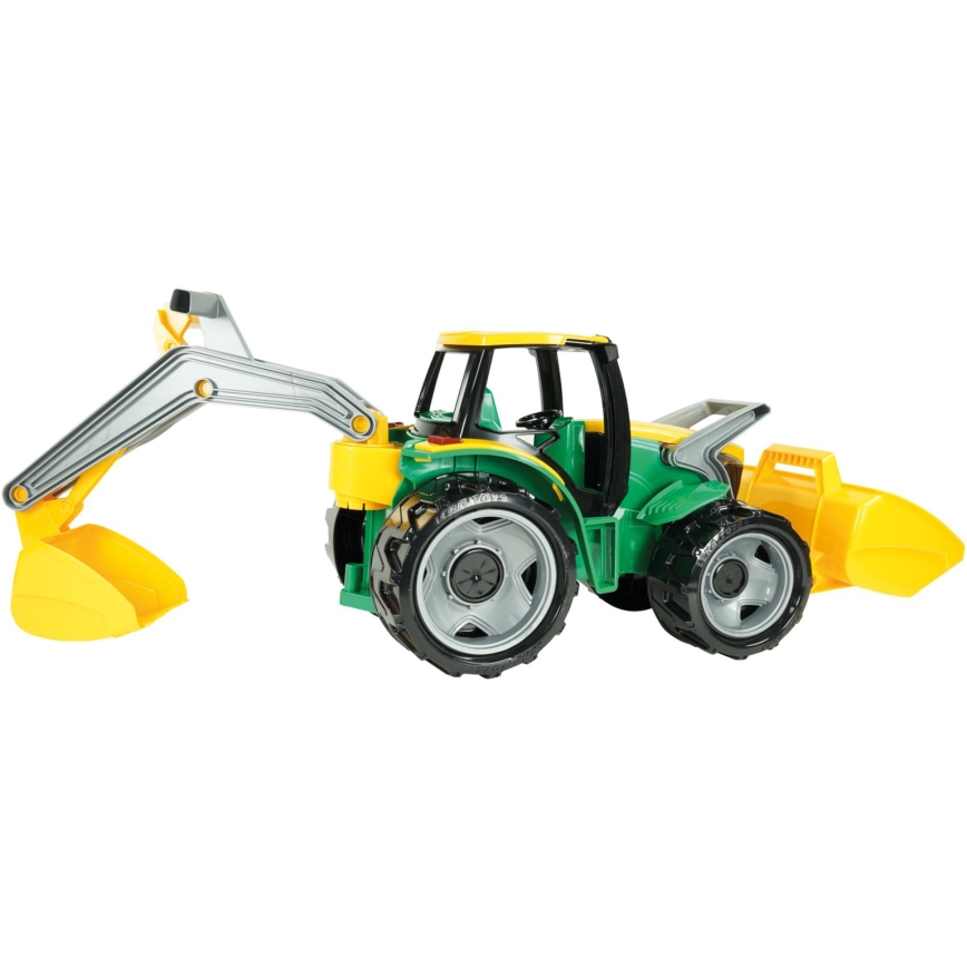 Traktor s lopatou 65 cm zelený/žltý