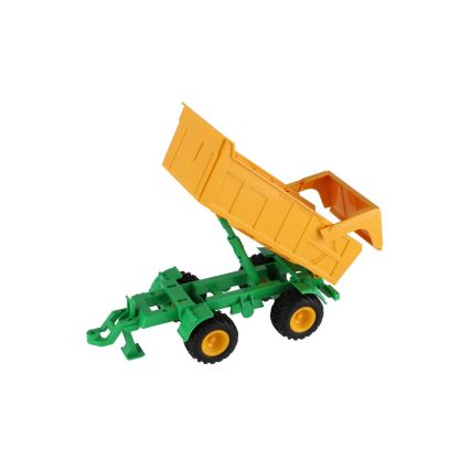 Traktor Zetor s valníkom, napájaný 2× AA batériami a vybavený diaľkovým ovládaním