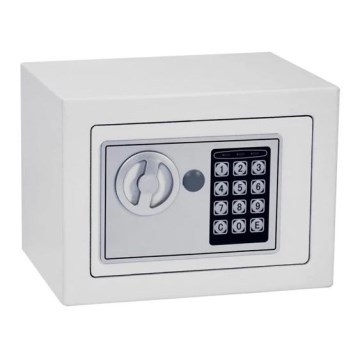 Trezor 4xAA 23x17 cm biela/matný chróm