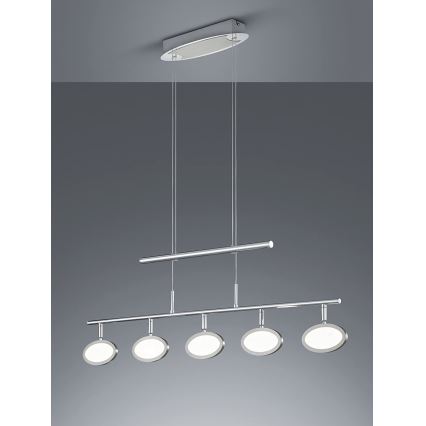 Trio - LED Luster na lanku DUELLANT 5xLED/4,3W/230V