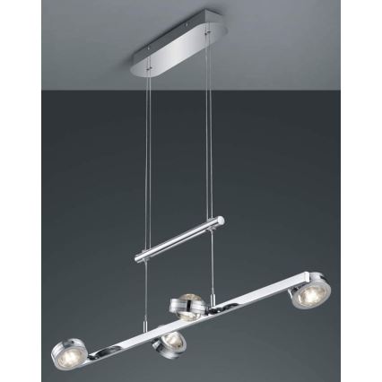 TRIO - LED Luster na lanku LENTIL 8xLED/2,3W/230V