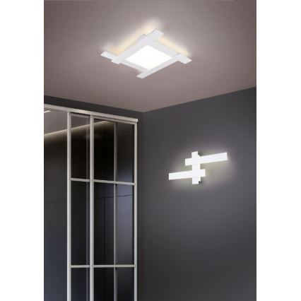 Trio - LED Stmievateľné stropné svietidlo BELFAST LED/18W/230V + LED/14W/230V 4000K