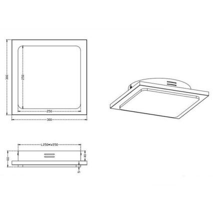 TRIO - LED Stmievateľné stropné svietidlo DENVER LED/20W/230V patina