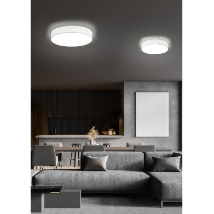 Trio - LED stmievateľné stropné svietidlo LUGANO LED/22W/230V 3000K pr. 40 cm biela