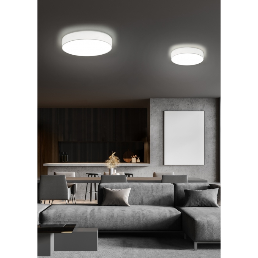 Trio - LED stmievateľné stropné svietidlo LUGANO LED/22W/230V 3000K pr. 40 cm biela