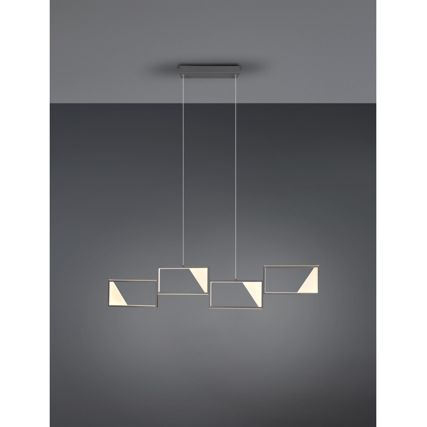 Trio - LED Stmievateľný luster na lanku CAFU 4xLED/7W/230V