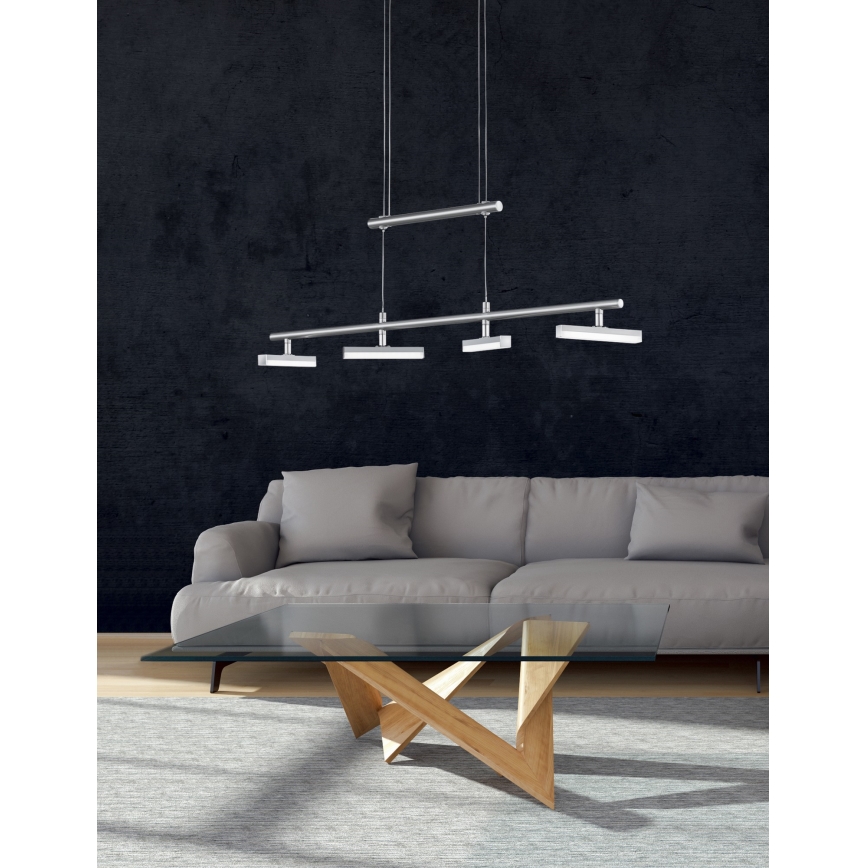 Trio - LED Stmievateľný luster na lanku OPIUM 4xLED/4,5W/230V
