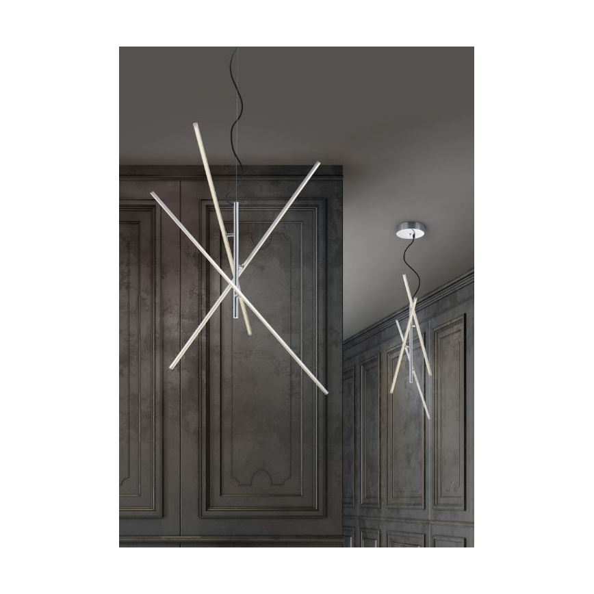 Trio - LED Stmievateľný luster na lanku TIRIAC 3xLED/7,5W/230V