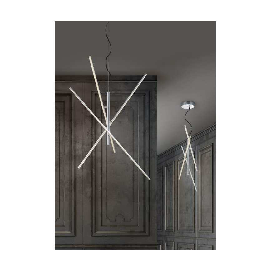 Trio - LED Stmievateľný luster na lanku TIRIAC 3xLED/8,5W/230V