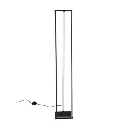 Trio - LED Stmievateľná stojaca lampa EDGE LED/26W/230V 2300/3000/4000K čierna/zlatá