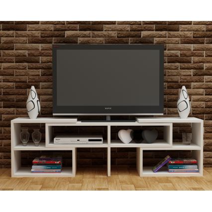 TV stolík CARE 40x136,8 cm biela