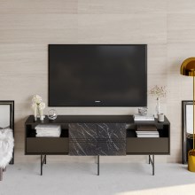 TV Stolík DERIN 65x180 cm čierna