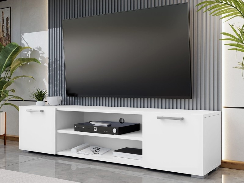 TV stolík GIMREN 36x156 cm biela