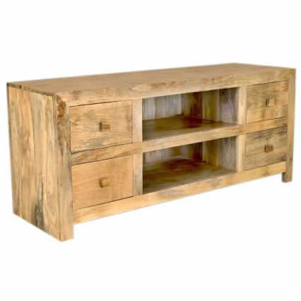 TV stolík HINA 60x140 cm masív/mangovník