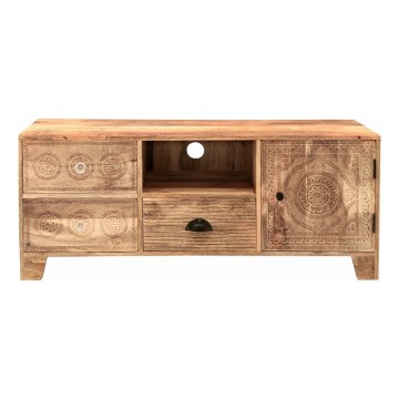 TV stolík MANU 120x50 cm masív/mangovník