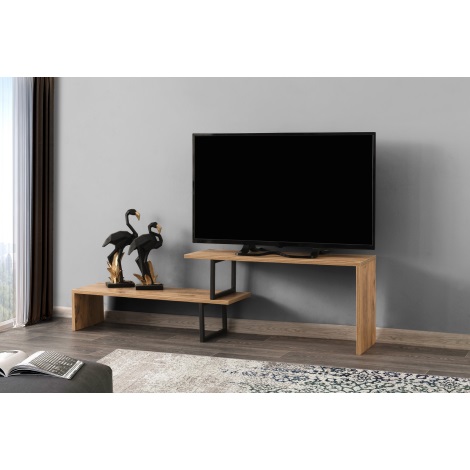 TV stolík OVIT 44x153 cm hnedá/čierna