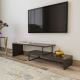 TV stolík OVIT 45x120 cm antracit/číerna