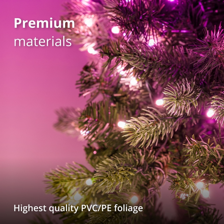Twinkly - LED RGB Stmievateľný vianočný veniec 50xLED pr. 60 cm Wi-Fi