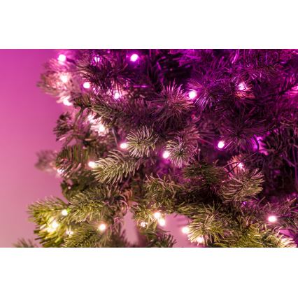 Twinkly - LED RGB Stmievateľný vianočný veniec 50xLED pr. 60 cm Wi-Fi