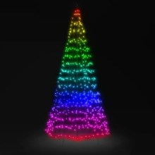 Twinkly - LED RGB Vonkajší vianočný stromček LIGHT TREE 450xLED 3m IP44 Wi-Fi