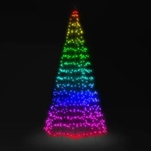 Twinkly - LED RGB Vonkajší vianočný stromček LIGHT TREE 750xLED 4m IP44 Wi-Fi