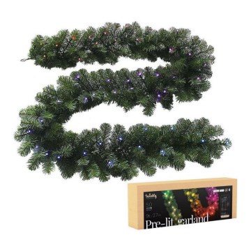 Twinkly - LED RGBW Stmievateľná vianočná dekorácia PRE-LIT GARLAND 50xLED 3,15 m Wi-Fi