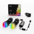 Twinkly - LED RGBW Stmievateľný vonkajší vianočný reťazec STRINGS 250xLED 23,5m IP44 Wi-Fi
