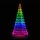 Twinkly - LED RGBW stmievateľný vonkajší vianočný stromček LIGHT TREE 1000xLED 6 m IP44 Wi-Fi