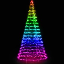 Twinkly - LED RGBW Stmievateľný vonkajší vianočný stromček LIGHT TREE 300xLED 2m IP44 Wi-Fi