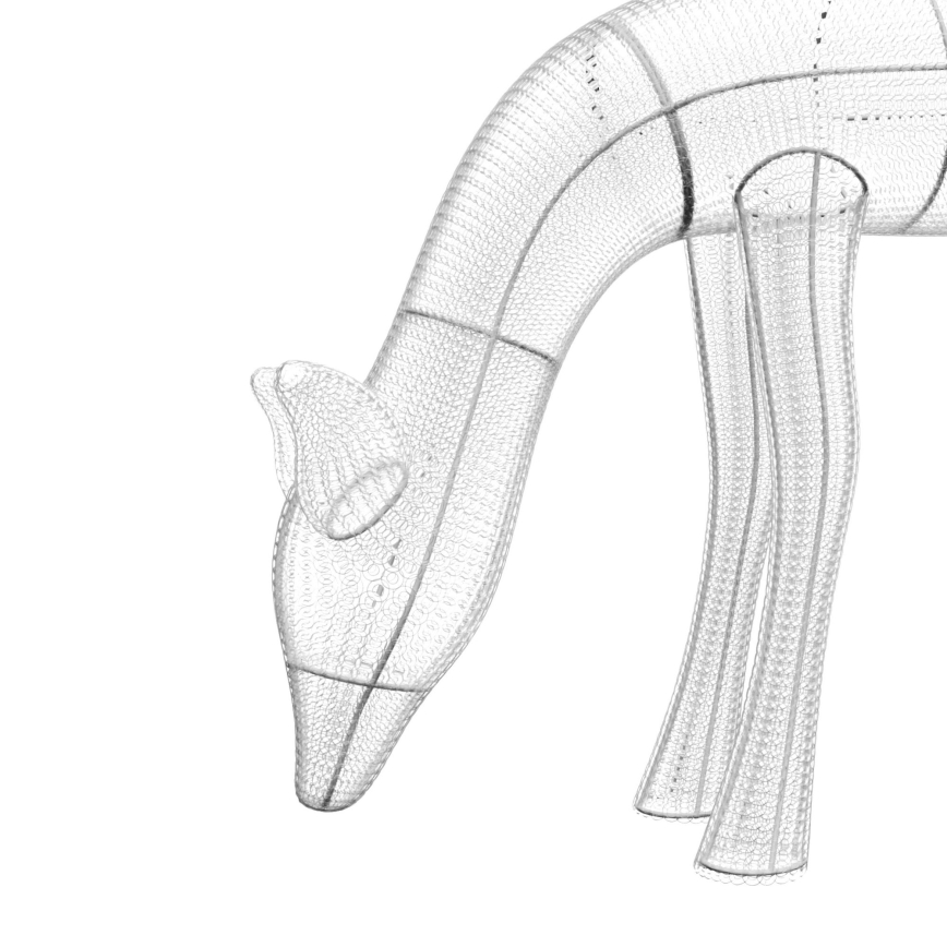 Twinkly - LED RGBW Stmievateľný vonkajší vianočný sob REINGEERS 160xLED IP44 Wi-Fi