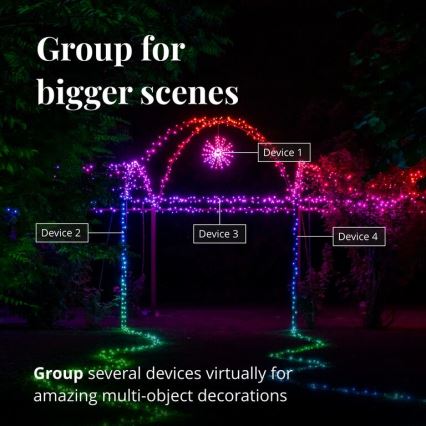 Twinkly - LED RGB Stmievateľná vonkajší vianočná hviezdica SPRITZER 200xLED IP44 Wi-Fi