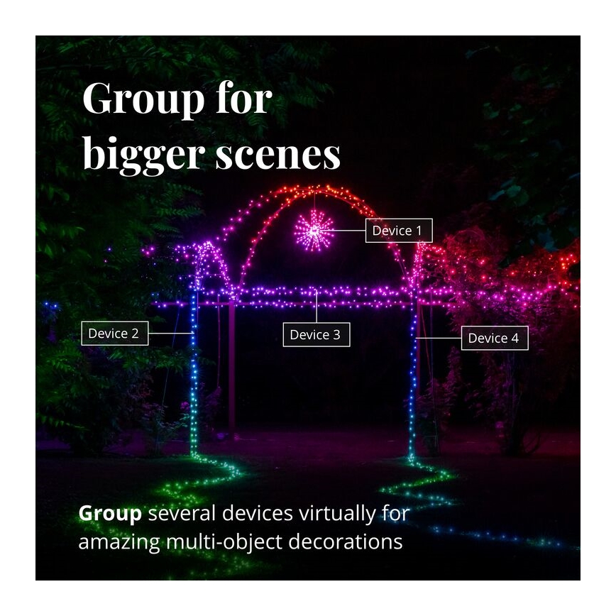Twinkly - LED RGB Stmievateľná vonkajší vianočná hviezdica SPRITZER 200xLED IP44 Wi-Fi