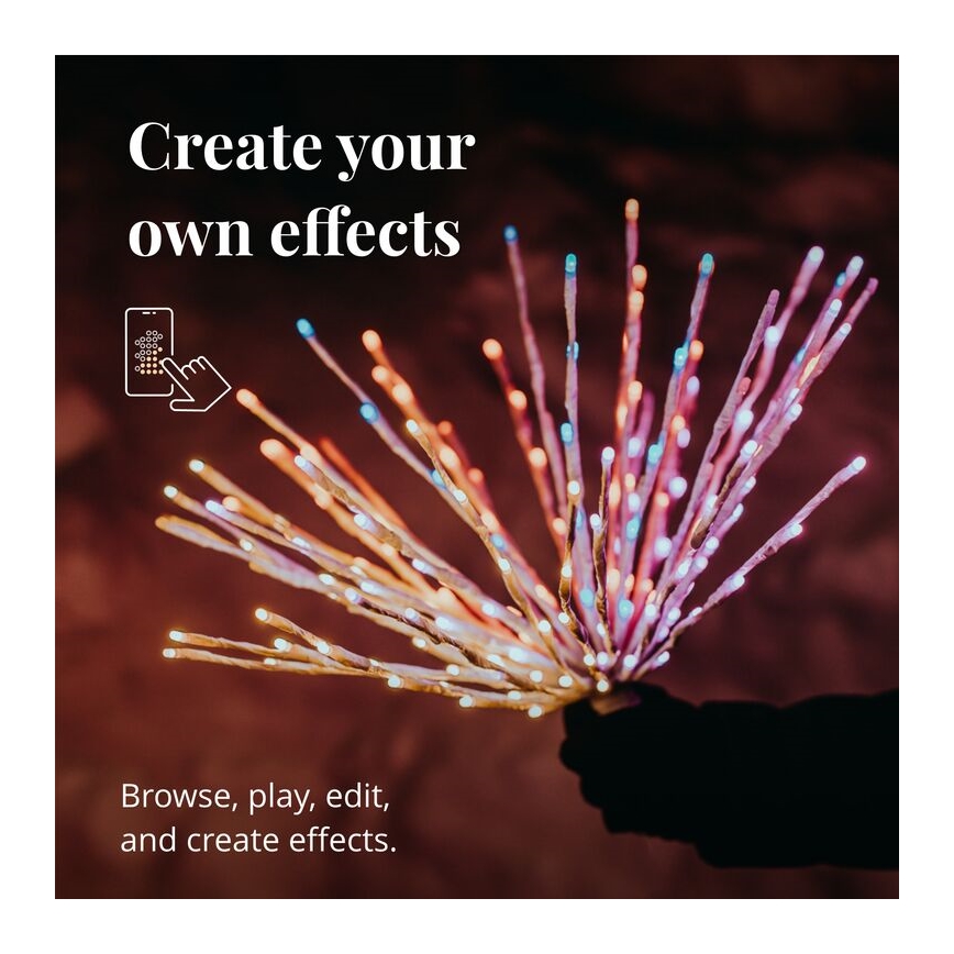 Twinkly - LED RGB Stmievateľná vonkajší vianočná hviezdica SPRITZER 200xLED IP44 Wi-Fi
