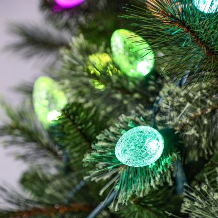 Twinkly - LED RGB Stmievateľný vonkajší vianočná reťaz FACETED 80xLED 26,5 m IP44 Wi-Fi