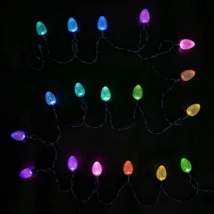 Twinkly - LED RGB Stmievateľný vonkajší vianočná reťaz FACETED 80xLED 26,5 m IP44 Wi-Fi