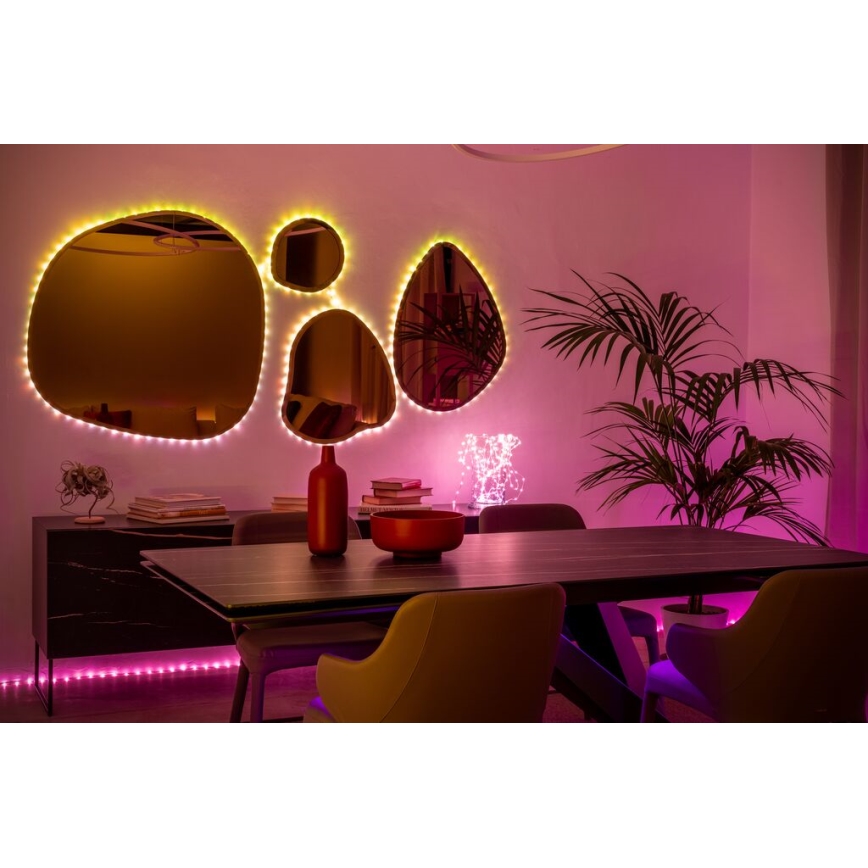Twinkly - LED RGB Stmievateľný pásik DOTS 60xLED 3 m Wi-Fi USB
