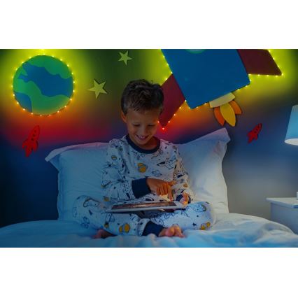 Twinkly - LED RGB Stmievateľný pásik DOTS 60xLED 3 m Wi-Fi USB