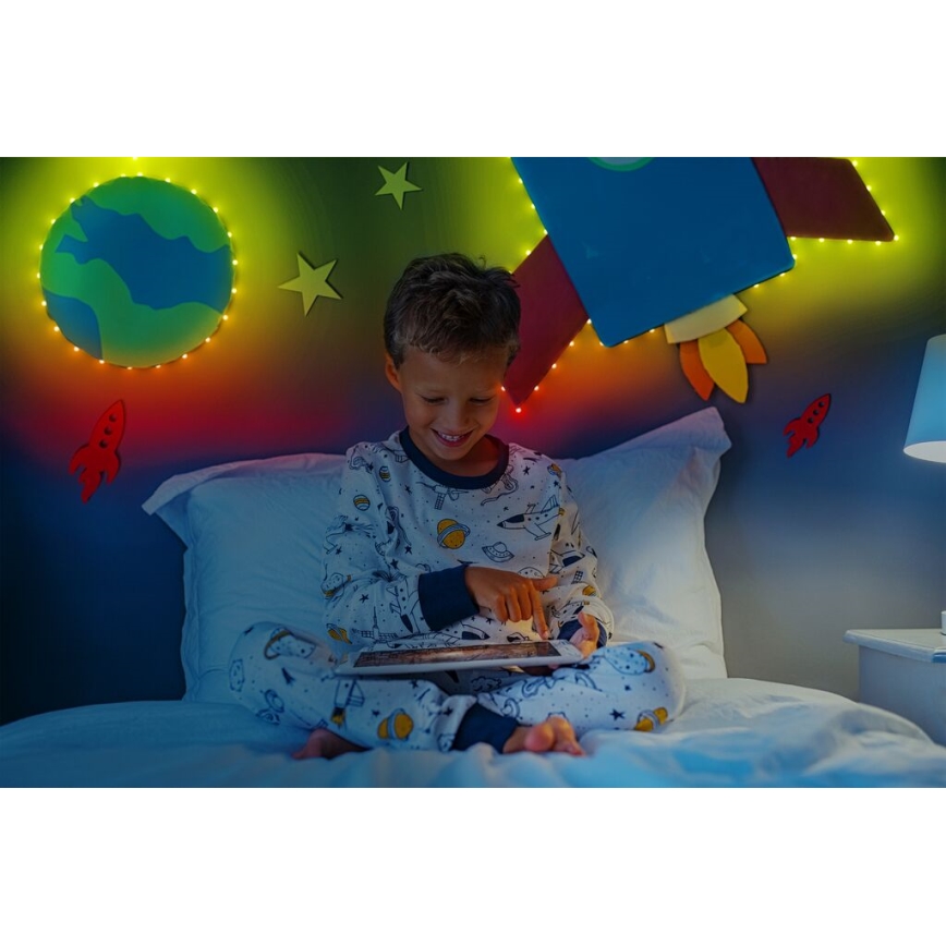 Twinkly - LED RGB Stmievateľný pásik DOTS 60xLED 3 m Wi-Fi USB