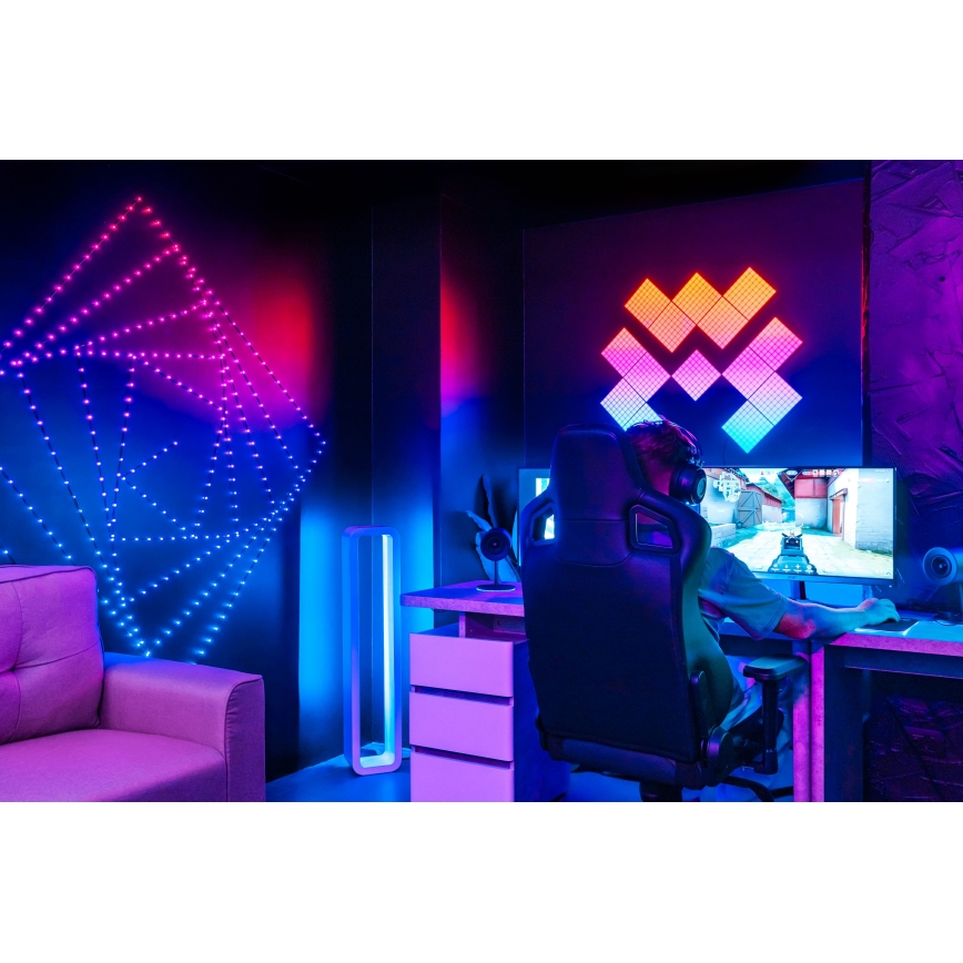 Twinkly - LED RGB Dimmable Vianočný reťazec DOTS 60xLED 7 m USB Wi-Fi