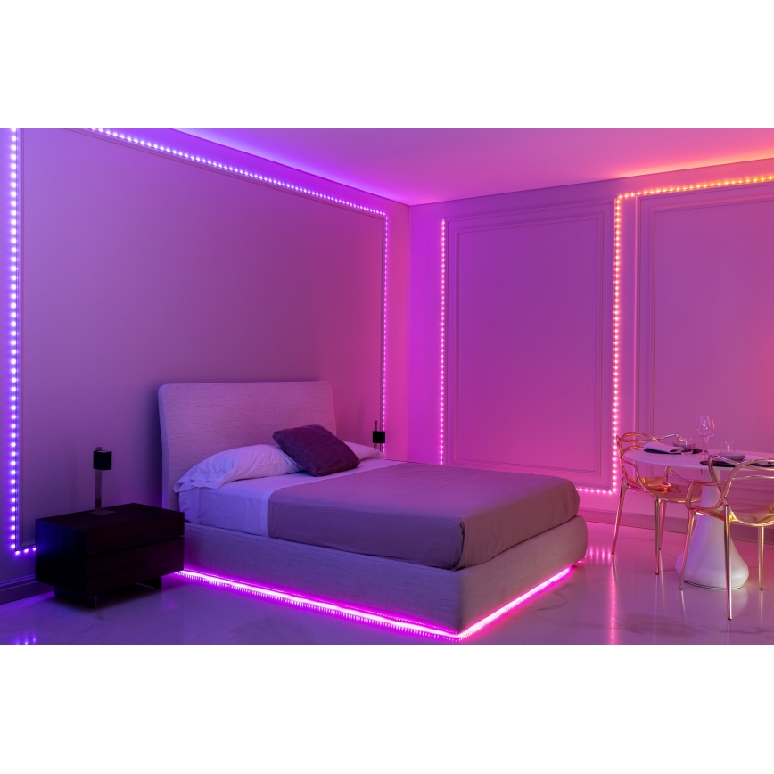 Twinkly - LED RGB Dimmable Vianočný reťazec DOTS 60xLED 7 m USB Wi-Fi