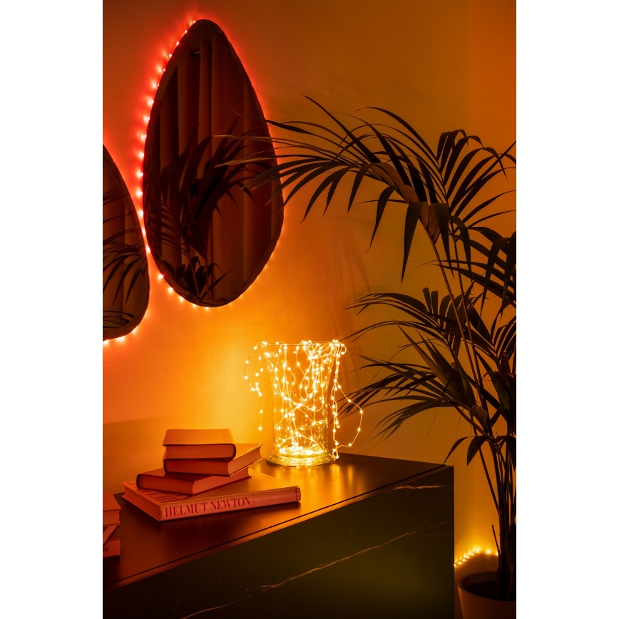 Twinkly - LED RGB Stmievateľná vianočná reťaz DOTS 60xLED 7 m USB Wi-Fi