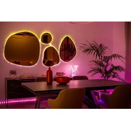 Twinkly - LED RGB Vonkajší stmievateľný pásik DOTS 200xLED 10 m IP44 WiFi