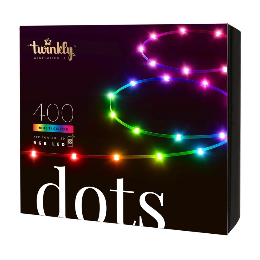 Twinkly - LED RGB Vonkajší stmievateľný pásik DOTS 400xLED 20 m IP44 Wi-Fi